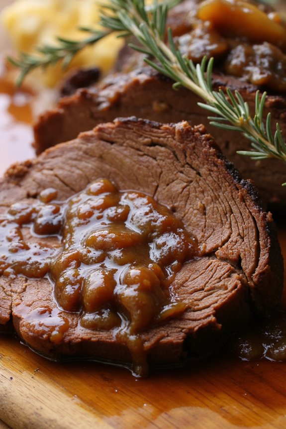 deliciously tender beef brisket