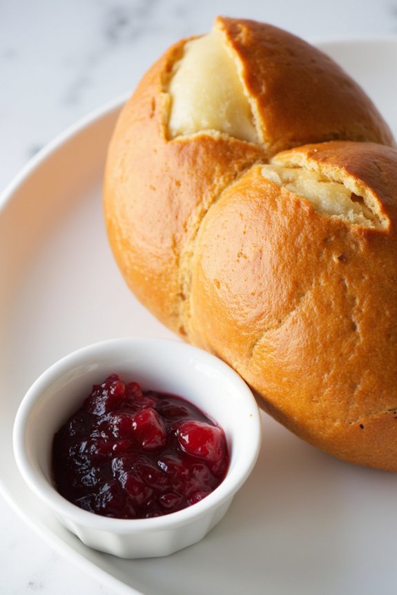 delightful brioche with jam