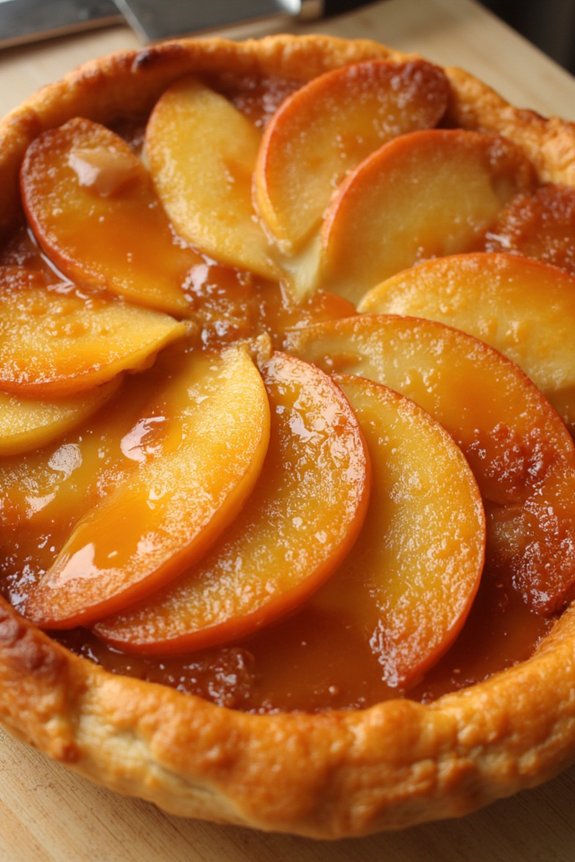 delightful warm apple dessert