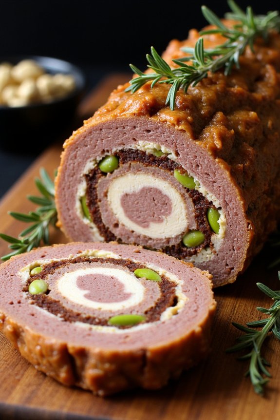 duck terrine with pistachios