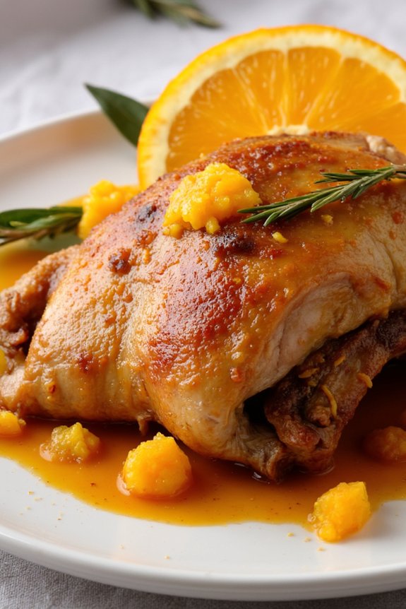duck with orange sauce