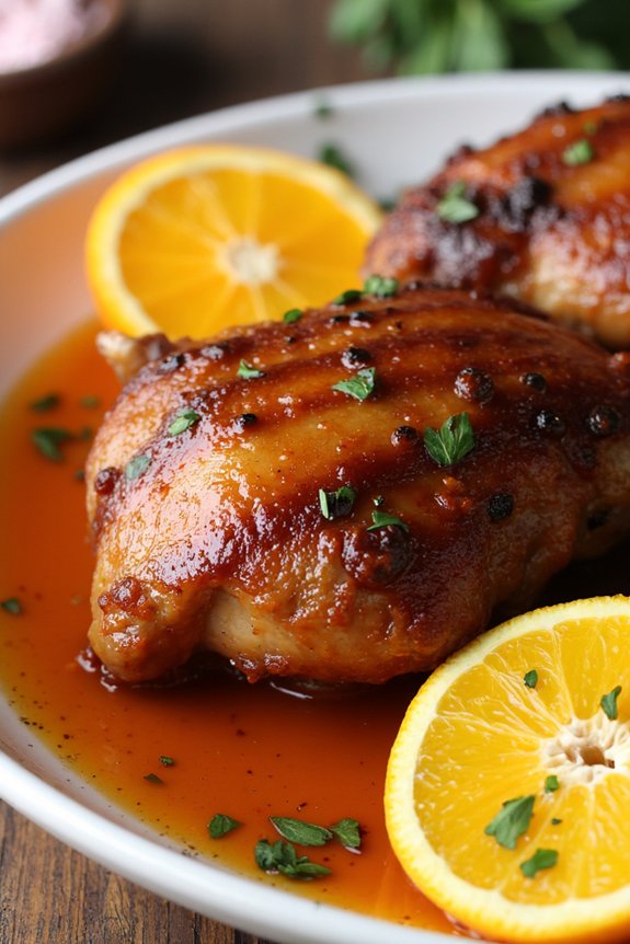 duck with orange sauce