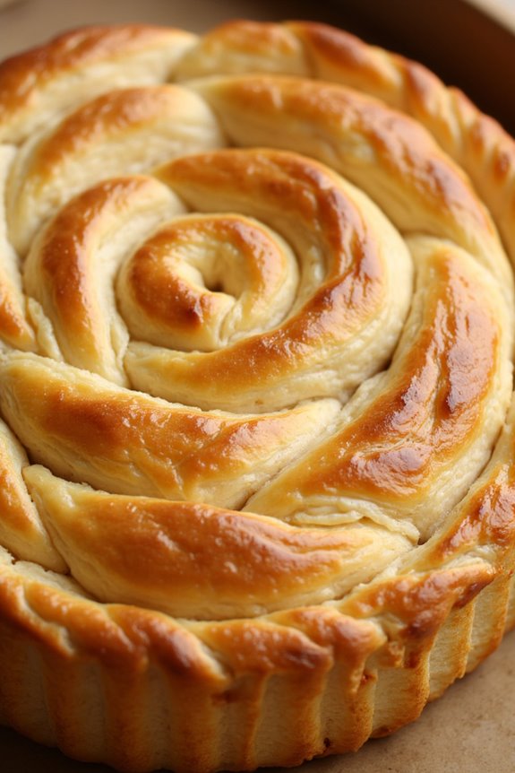 elegant almond filled pastry