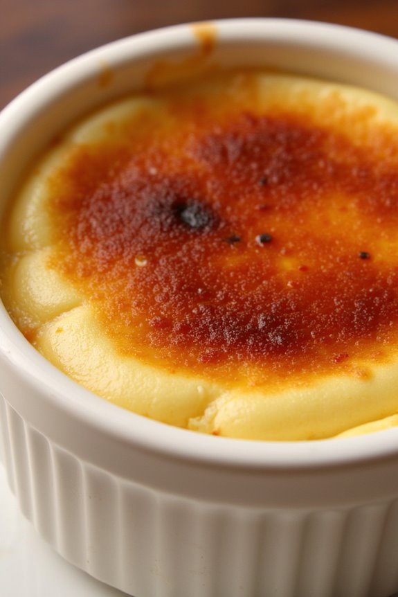elegant caramelized custard dessert