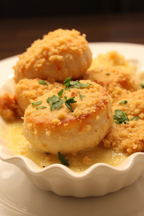 elegant creamy scallop appetizer