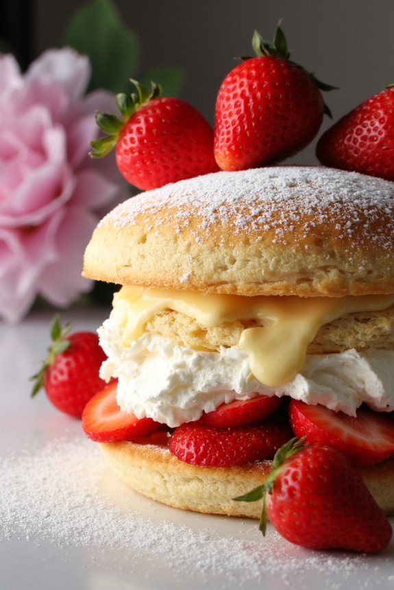 elegant french cream dessert