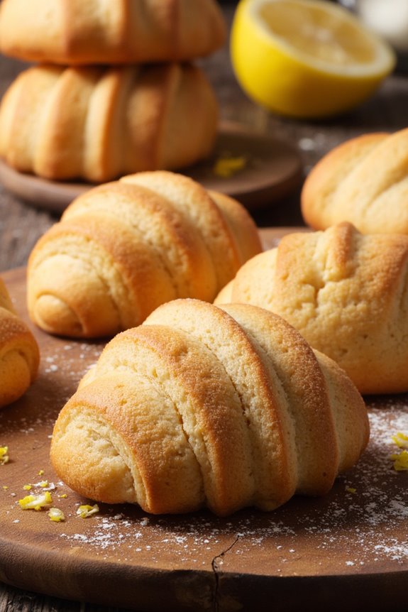 elegant french shell cakes