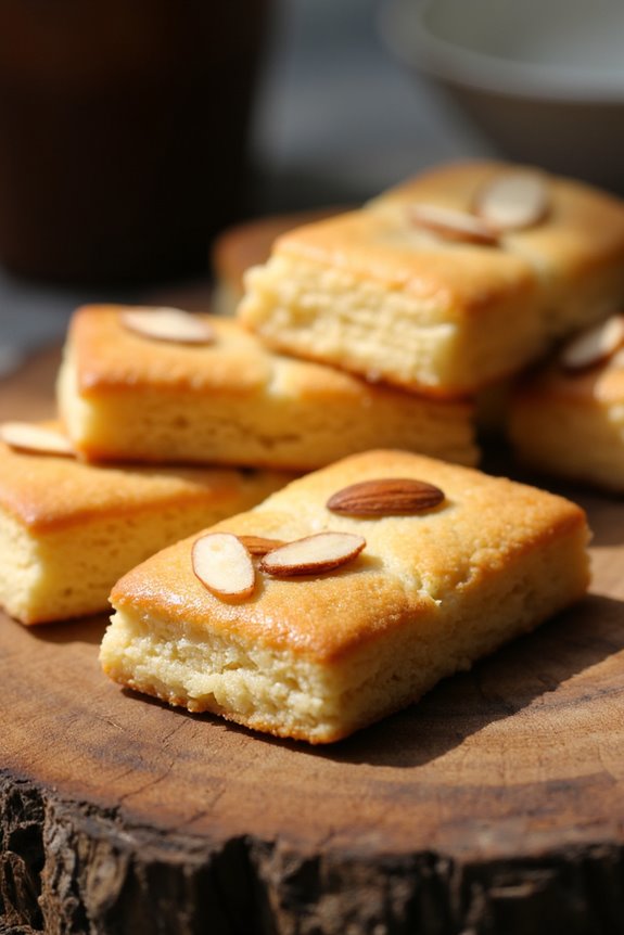 elegant nutty french cakes