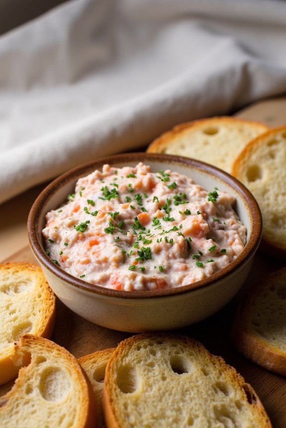elegant smoked salmon spread