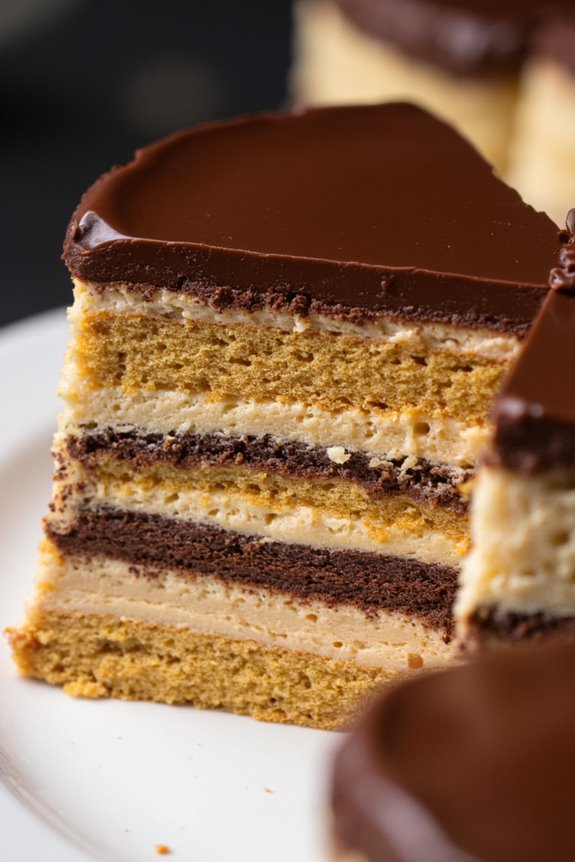 exquisite layered french dessert