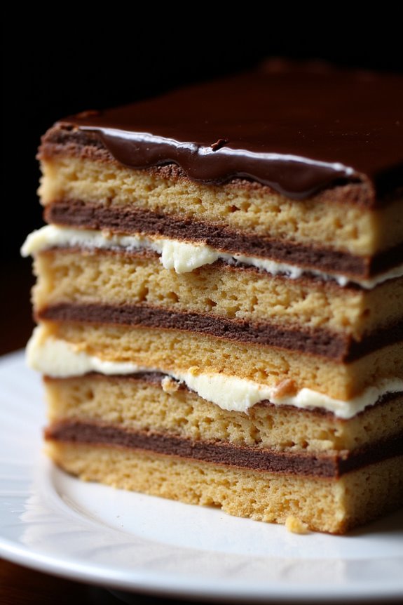 exquisite layered french dessert