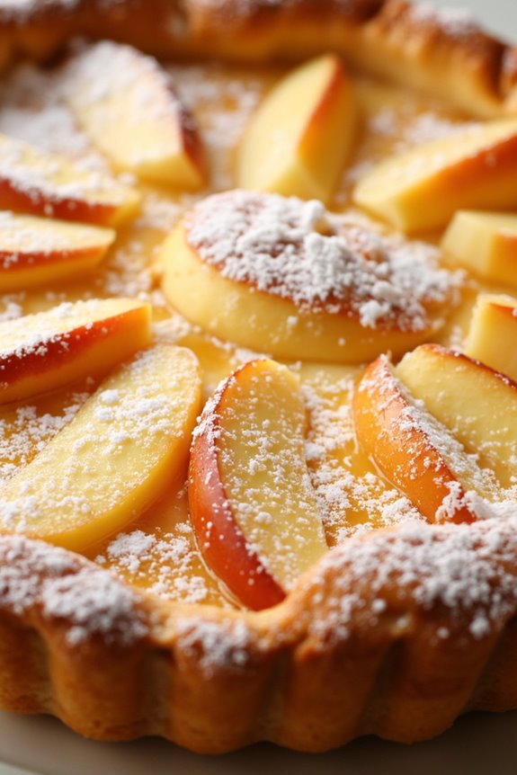 french custard apple tart