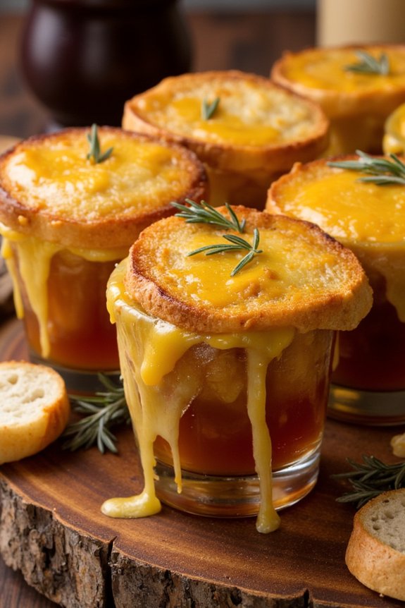 french onion soup shooters