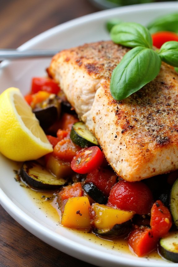 french salmon ratatouille recipe