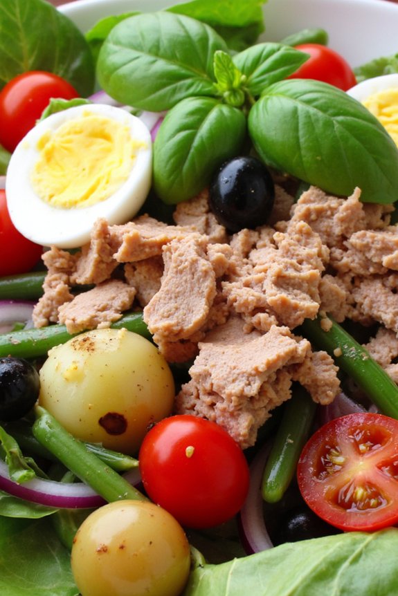 fresh mediterranean summer salad