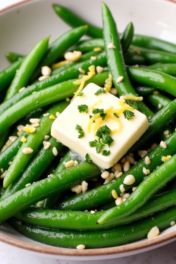 garlic butter green beans recipe