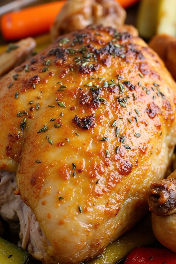 garlic herb roasted chicken