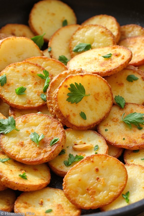 garlic infused duck fat potatoes