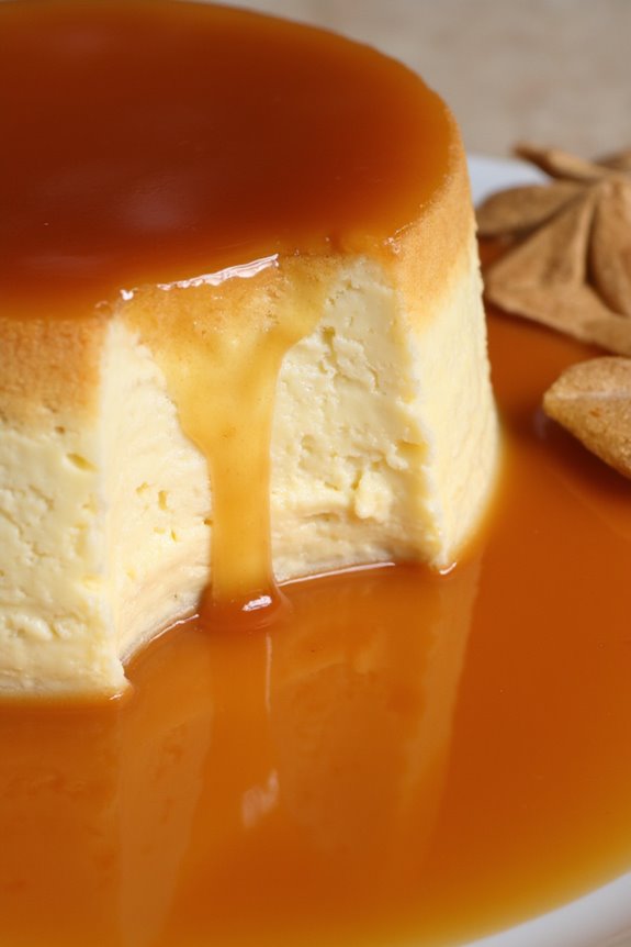 gingerbread caramel custard delight