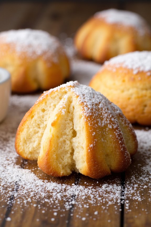 gluten free almond flour madeleines