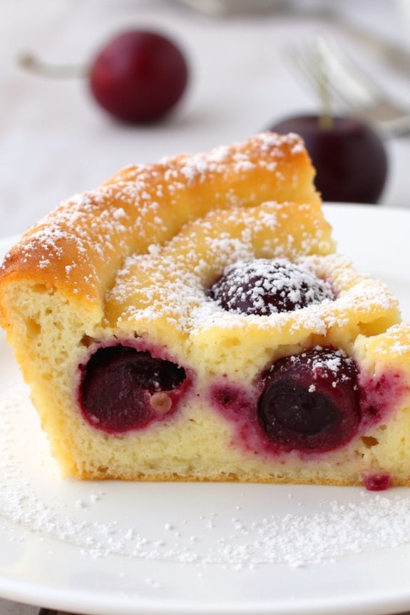 gluten free cherry clafoutis recipe