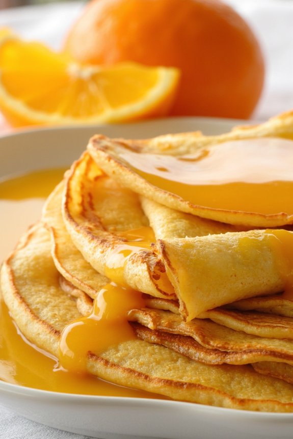 gluten free cr pes suzette recipe