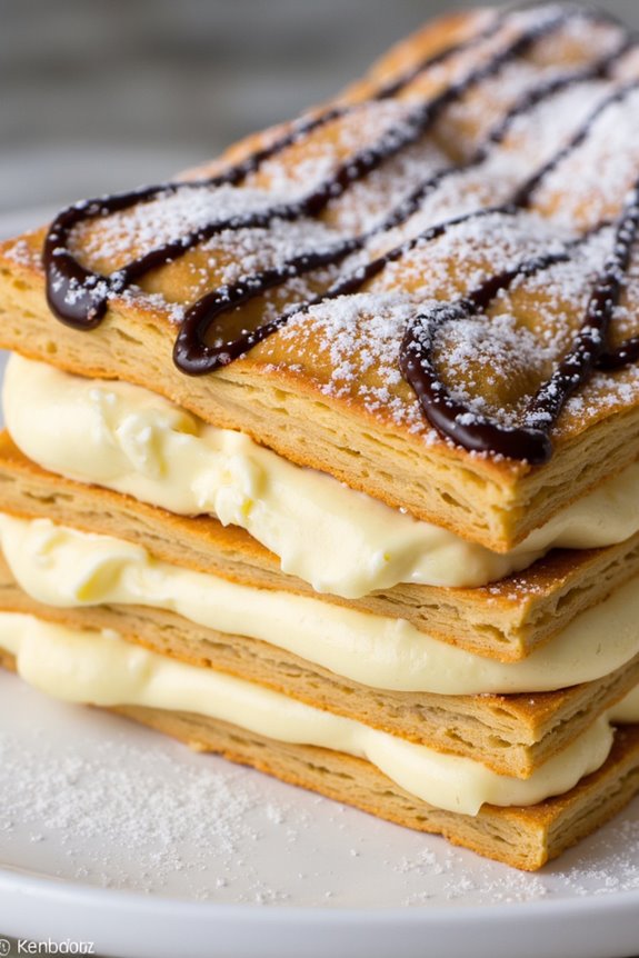 gluten free elegant dessert layers