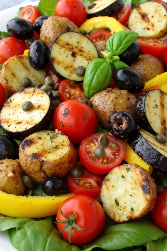 grilled vegetable ni oise salad