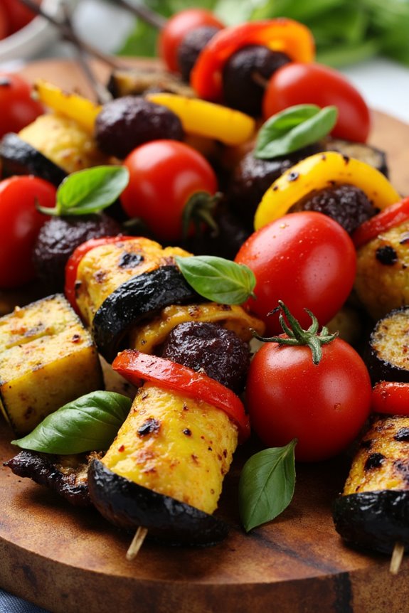 grilled vegetable skewers recipe
