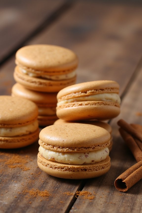hazelnut cinnamon macaron recipe