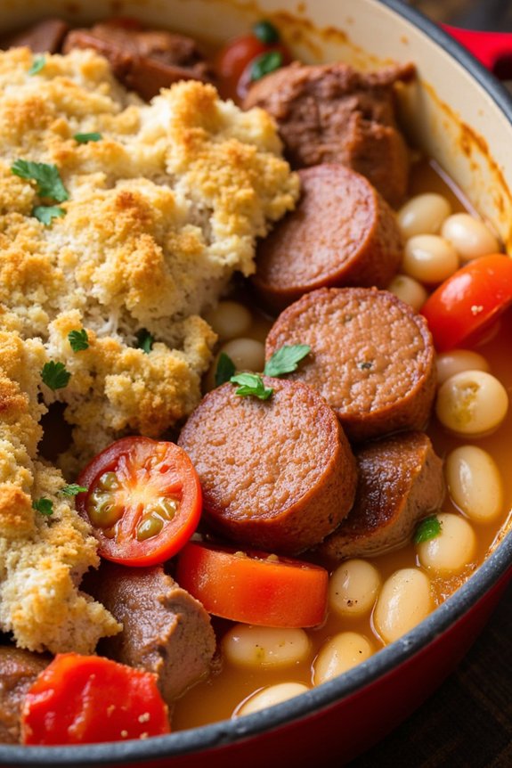 hearty french bean stew