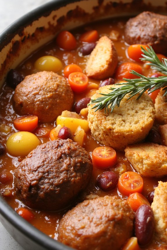 hearty french slow cooked stew
