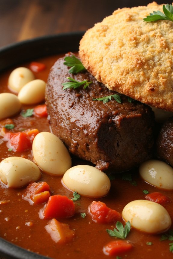 hearty lamb bean stew
