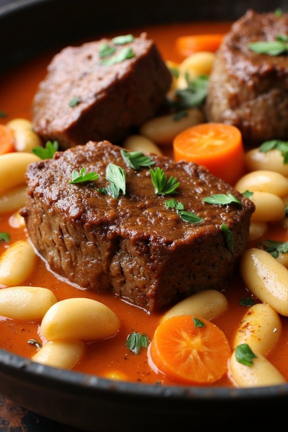 hearty lamb rosemary cassoulet