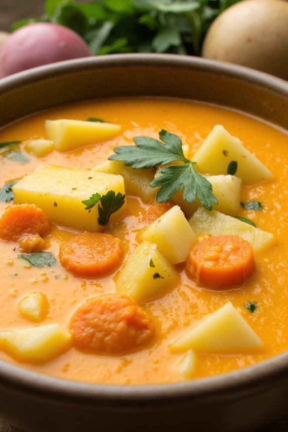 hearty nutritious vegetable soup