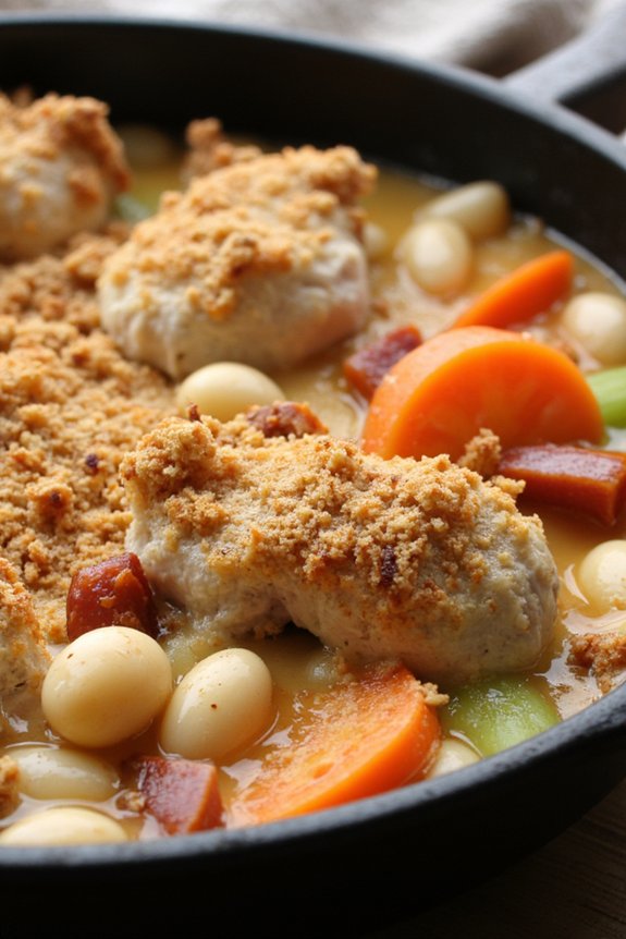hearty rabbit bean dish