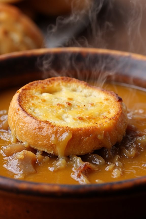 hearty vegetarian french onion soup