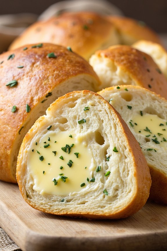 herb infused garlic bread recipe