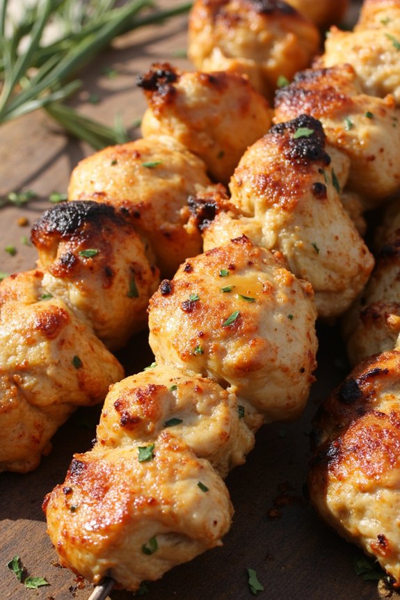 herbes de provence chicken skewers