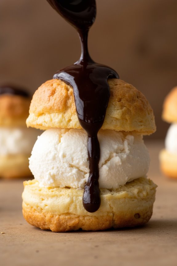 indulgent ice cream dessert