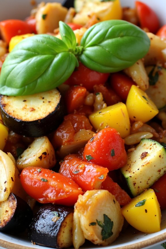 keto friendly vegetable medley dish