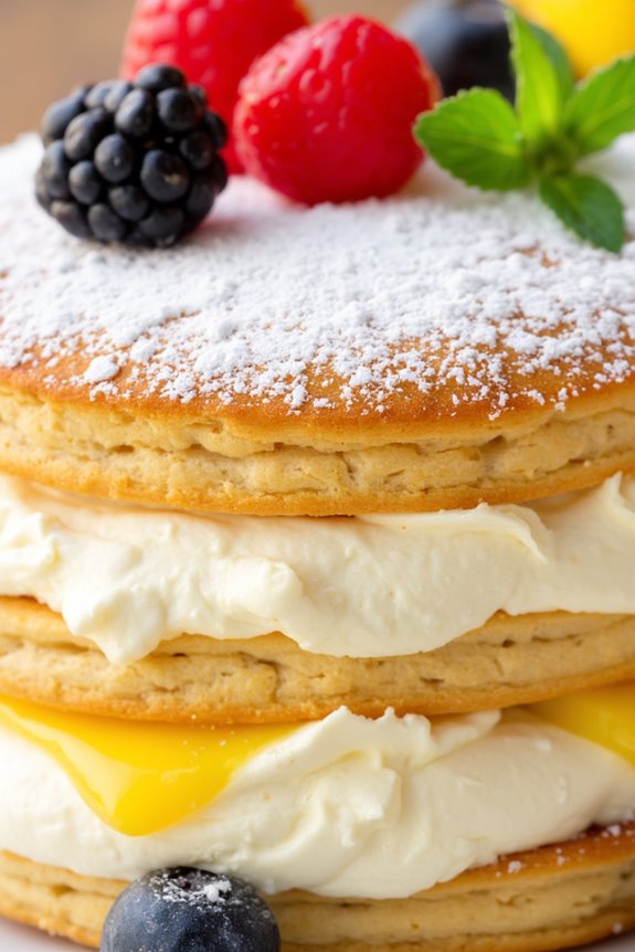 layered lemon pastry delight