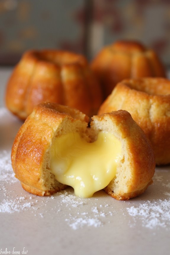 lemon flavored french pastries delight