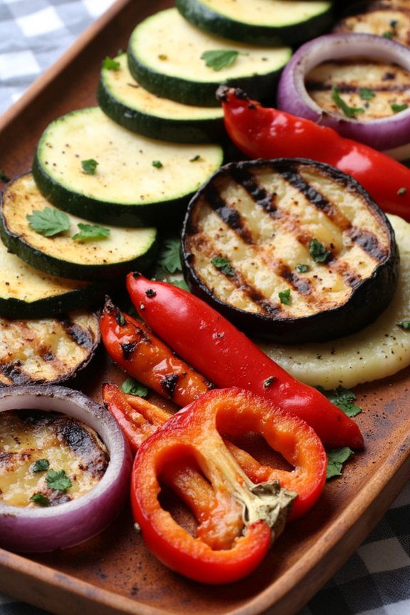 lemon herb grilled vegetables
