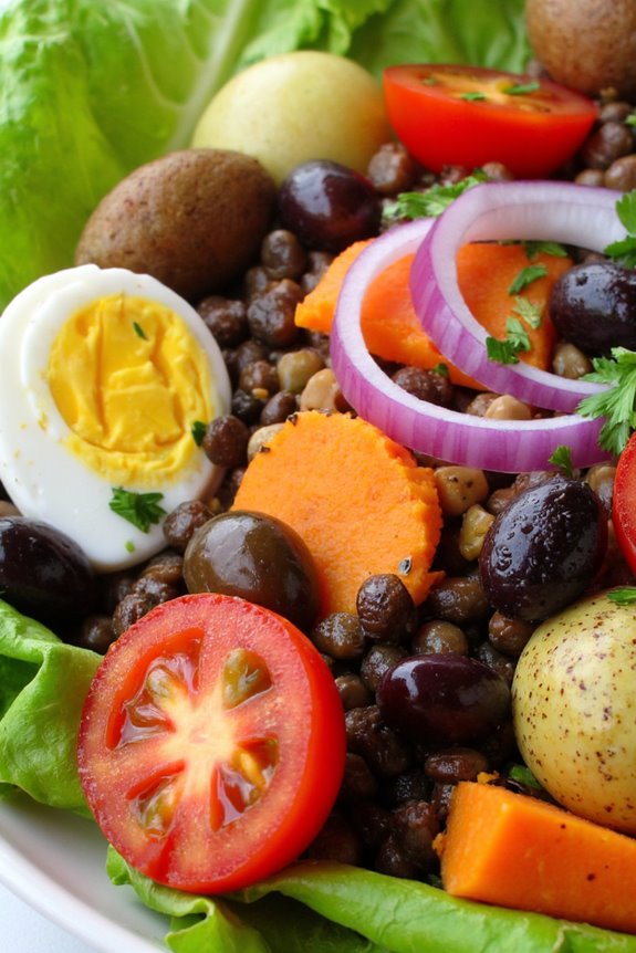 lentil and carrot salad