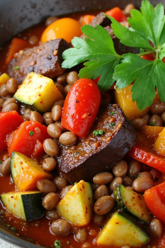 lentil infused ratatouille recipe