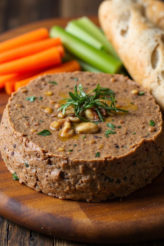 lentil walnut p t appetizer