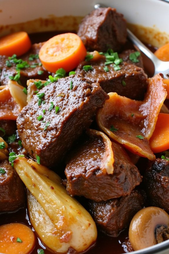 low carb beef bourguignon recipe
