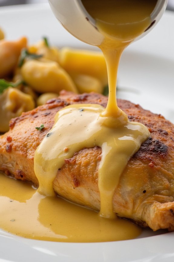 luxurious creamy poultry sauce