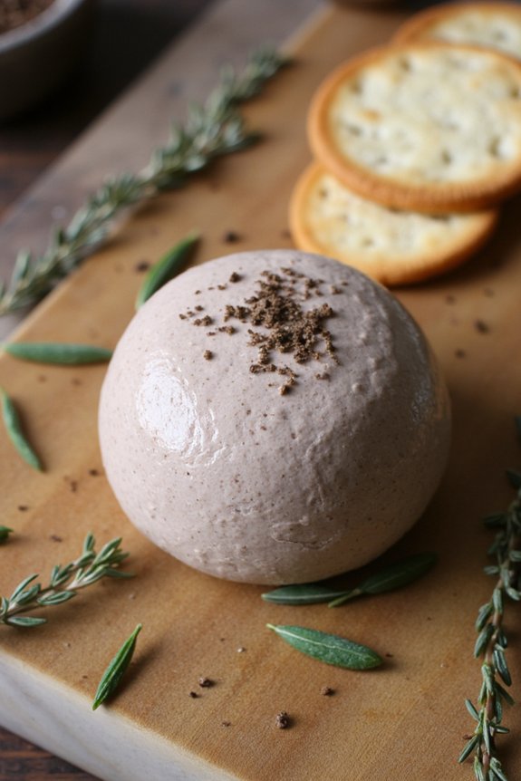 luxurious duck liver mousse
